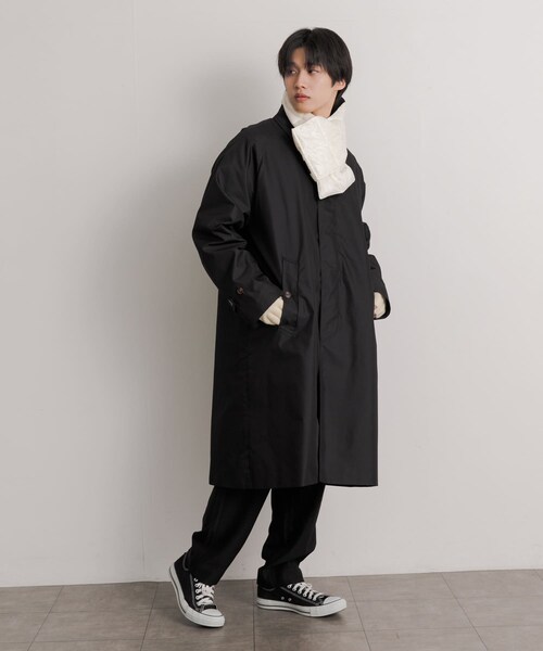 SENSE OF PLACE by URBAN RESEARCH(センスオブプレイスバイアーバンリサーチ)の「TAION BASIC DOWN SCARF(マフラー・メンズ・OFF WHITE/BLACK/D.NAVY/D.GREEN/S.BEIGE・one)」の10枚目の写真