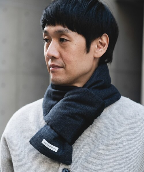 URBAN RESEARCH DOORS(アーバンリサーチドアーズ)の「ダウンマフラー(マフラー・メンズ・NAVY/CHARCOAL/BLACKWATCH/BROWNCHECK/GRAY CHECK・-)」の1枚目の写真