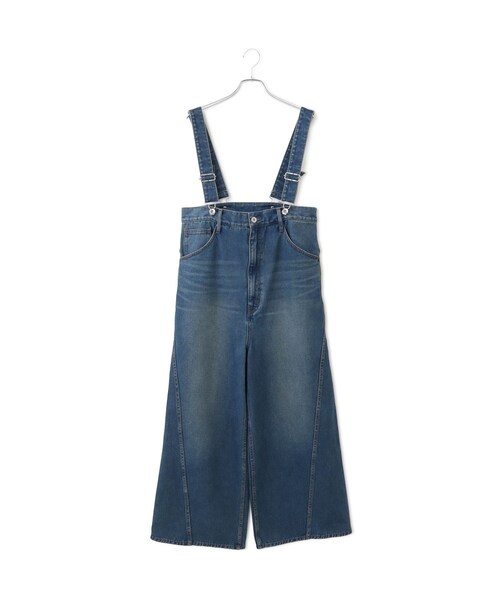 ADAM ET ROPE'(アダムエロペ)の「【サステナブル】2WAYデニムサロペット(サロペット/オーバーオール・レディース・ブラック/ブルー・36/38)」の18枚目の写真