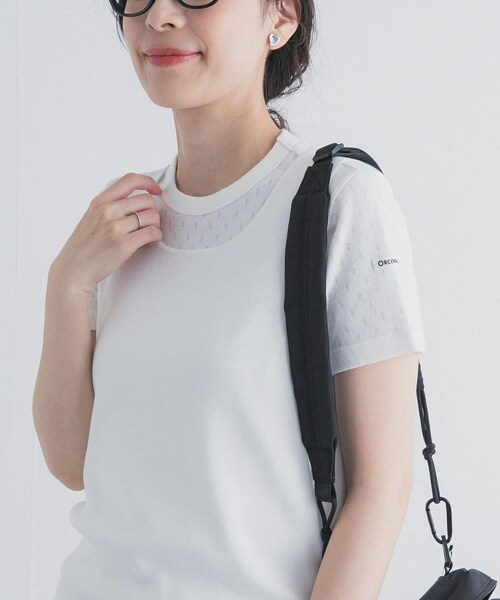 URBAN RESEARCH DOORS(アーバンリサーチドアーズ)の「2WAYニットタンク(タンクトップ・レディース・OFF/BROWN/NAVY・Free)」の5枚目の写真