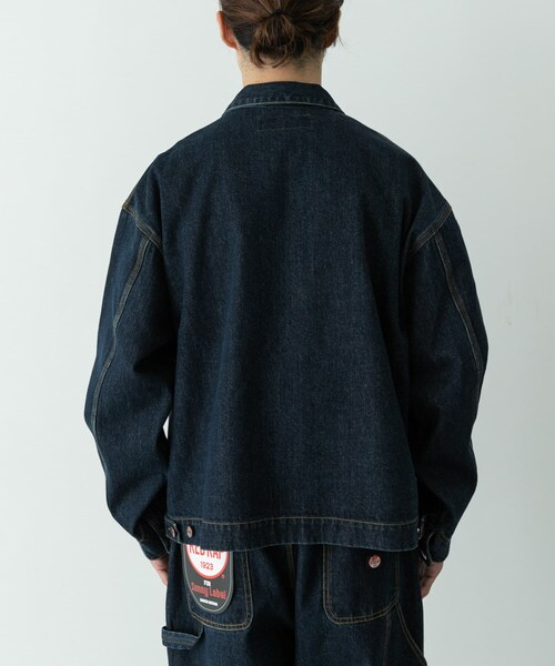 URBAN RESEARCH Sonny Label（アーバンリサーチサニーレーベル）の「『別注』RED KAP×Sonny Label　デニムジップブルゾン（デニムジャケット・メンズ・インディゴ/ワンウォッシュ・M/L）」の14枚目の写真