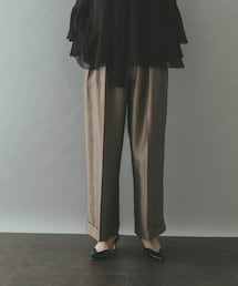 URBAN RESEARCH ROSSO WOMEN | ブライトツイルタックパンツ(その他パンツ)