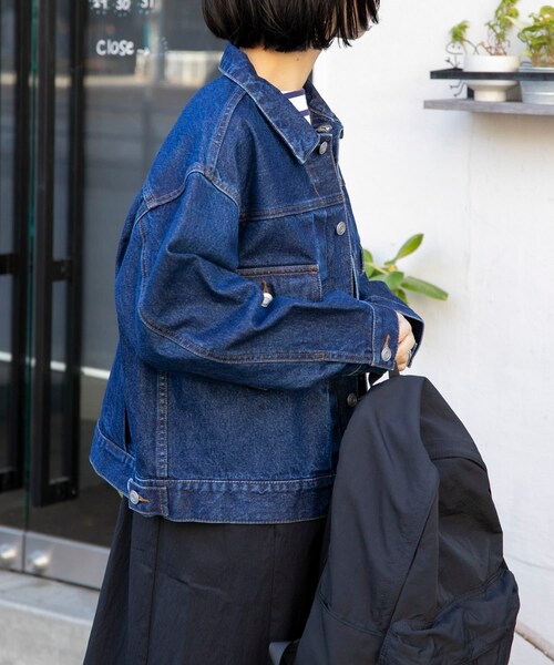 URBAN RESEARCH DOORS（アーバンリサーチドアーズ）の「FORK&SPOON　JFデニムジャケット（デニムジャケット・レディース・ONEWASH/USED・1）」の5枚目の写真