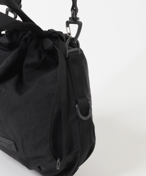 URBAN RESEARCH(アーバンリサーチ)の「『別注』BAICYCLON by bagjack×URBAN RESEARCH DRAW STRING BAG SMALL(ショルダーバッグ・メンズ・BLACK2・Free)」の7枚目の写真