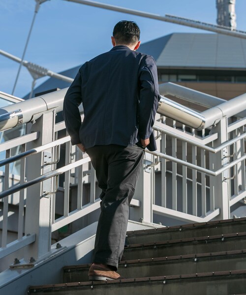 URBAN RESEARCH ROSSO（アーバンリサーチロッソ）の「『セットアップ対応』MARUI ORIMONO　3H DryFabricストレッチジャケット（テーラードジャケット・メンズ・NAVY/BLACK・M/L/XL）」の17枚目の写真