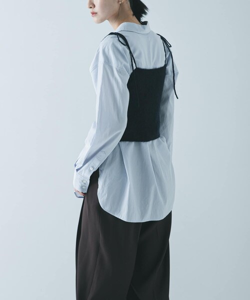 URBAN RESEARCH（アーバンリサーチ）の「シアーモヘヤキャミソール（ニット/セーター・レディース・L.GRAY/YELLOW/NAVY・Free）」の22枚目の写真