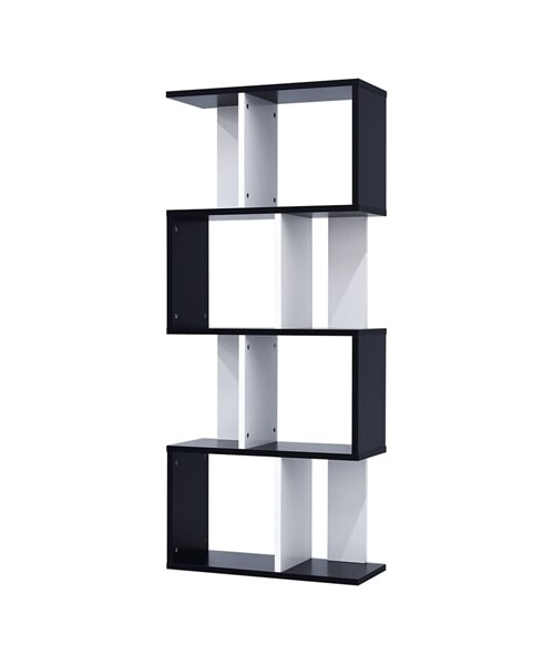 nissen（ニッセン）の「S字ディスプレイラック（家具・メンズ・ウォールナット/オーク/オークX白/オークX黒/ウォールナットX黒/黒X白/白X黒・1=3段/2=4段）」の3枚目の写真