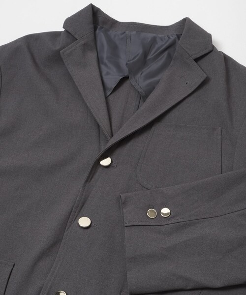 URBAN RESEARCH DOORS(アーバンリサーチドアーズ)の「FORK&SPOON TRテーラードジャケット(テーラードジャケット・メンズ・CHARCOAL/NAVY・4/5)」の12枚目の写真