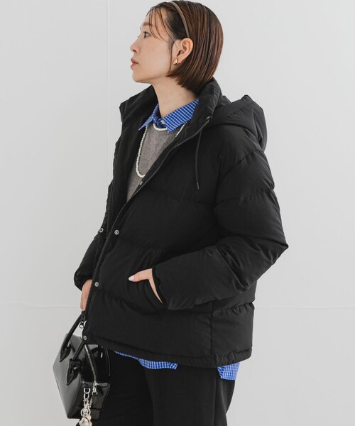 URBAN RESEARCH ROSSO（アーバンリサーチロッソ）の「F by ROSSO　撥水2WAYショートダウン（その他アウター・レディース・OFF WHITE/BROWN/BLACK・Free）」の16枚目の写真