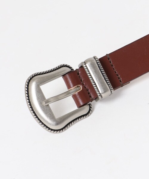 URBAN RESEARCH Sonny Label（アーバンリサーチサニーレーベル）の「Wrangler　WESTERN BELT（ベルト・メンズ・BLACK/WINE・one）」の8枚目の写真