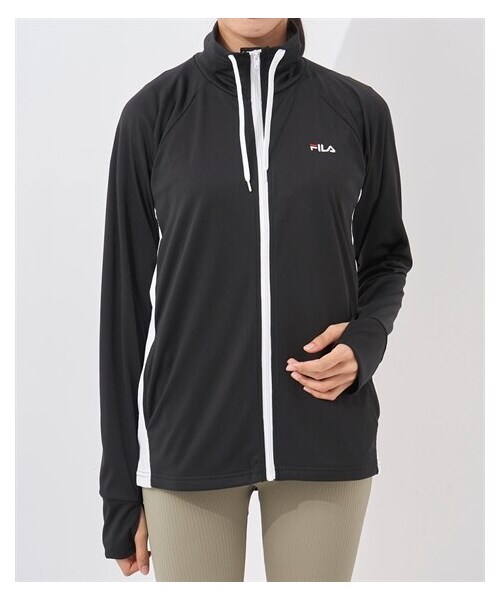 nissen（ニッセン）の「FILA 指穴付スムースラッシュガード（水陸両用・ＵＶカット）（324-671）/フィラ（ラッシュガード・メンズ・ブラック/ピンク/杢ライトグレー/杢ネイビー/ターコイズ/ホワイト/ミント・S/M/L/LL/3L/4L/5L）」の17枚目の写真