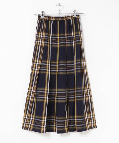URBAN RESEARCH Sonny Label（アーバンリサーチサニーレーベル）の「タックチェックイージースカート（スカート・レディース・ブラック系/イエロー系/ブラウン系・36/38）」の19枚目の写真