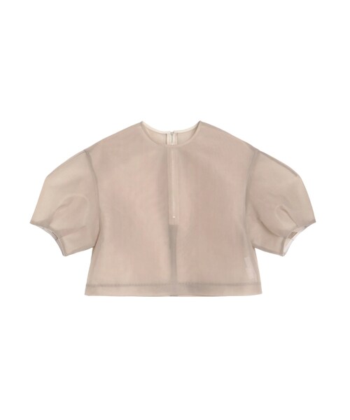 ELENDEEK（エレンディーク）の「MESH BONDING CROPPED TOP（シャツ