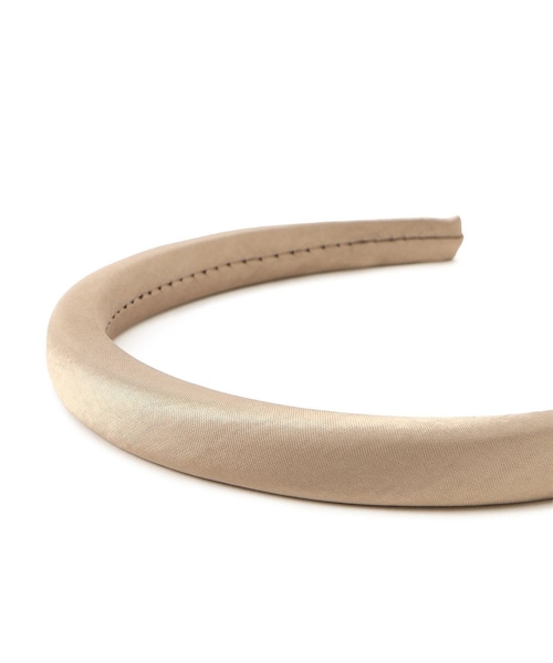 ROPE' PICNIC（ロペピクニック）の「プレート付きサテンカチューシャ（カチューシャ・レディース・ブラック/ブラウン系/ベージュ系・F）」の20枚目の写真