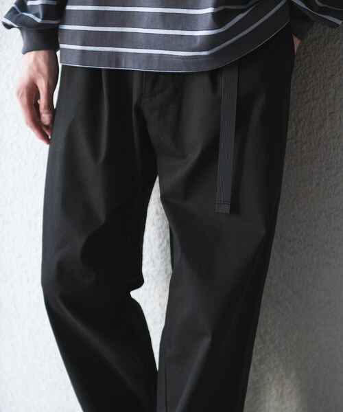 URBAN RESEARCH DOORS(アーバンリサーチドアーズ)の「ウェビングベルトチノパンツ(その他パンツ・メンズ・BLACK/CHARCOAL/MOCHA/OLIVE・S/M/L)」の10枚目の写真