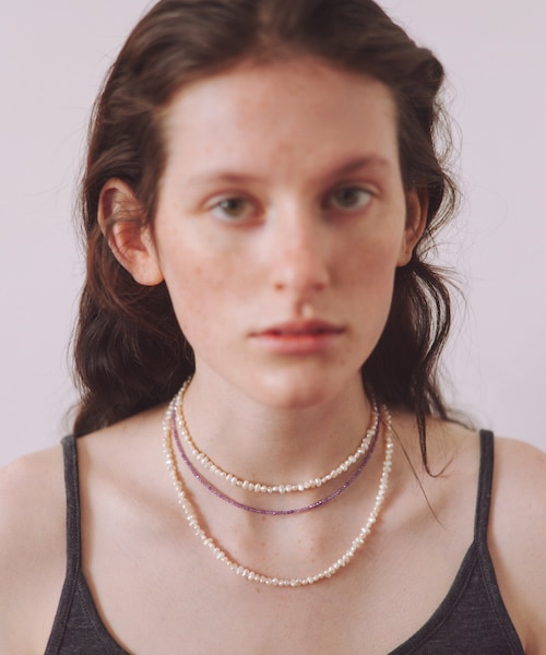 ROPE'(ロペ)の「【J'aDoRe限定】【les bonbon】effortles pearl long necklace(ネックレス・レディース・シルバー・F)」の6枚目の写真