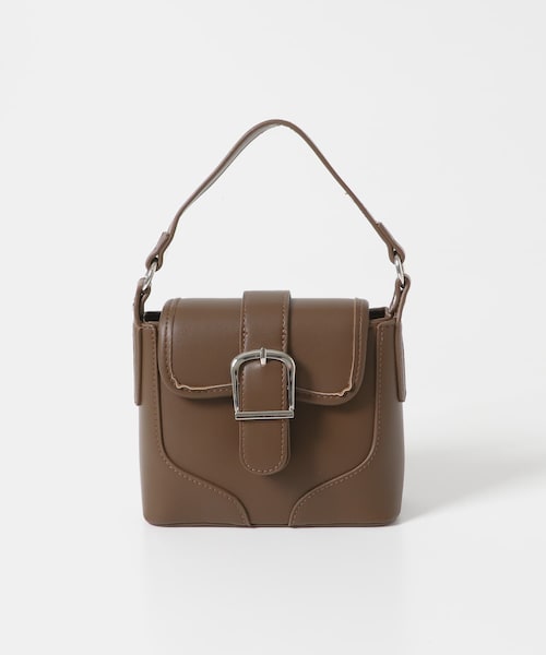 URBAN RESEARCH ROSSO（アーバンリサーチロッソ）の「ベルト付フラップショルダーバッグ（ショルダーバッグ・レディース・BLACK/BROWN/BEG×BRN・-）」の7枚目の写真