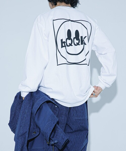 URBAN RESEARCH（アーバンリサーチ）の「LQQK Studio　SMILEY LOGO POCKET TEE（Tシャツ/カットソー・メンズ・WHITE・M/L/XL）」の9枚目の写真