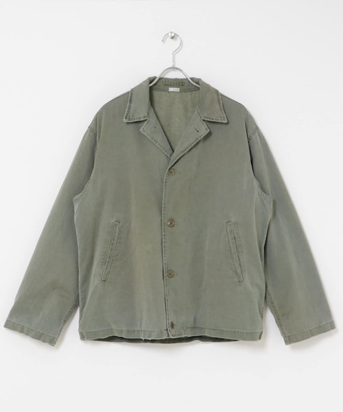 URBAN RESEARCH(アーバンリサーチ)の「A PRESSE Vintage US NAVY N-4 Deck Jacket(ミリタリージャケット・メンズ・SAGE・2/3/4)」の3枚目の写真
