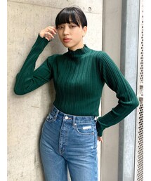 EMODA | クラッシュショートロングスリーブニット(ニット/セーター)