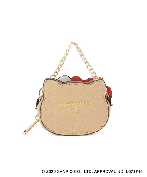 VIS(ビス)の「【HELLO KITTY×VIS】日焼けデザイン ハローキティフェイスポーチチャーム(ポーチ・レディース・ベージュ・F)」の14枚目の写真