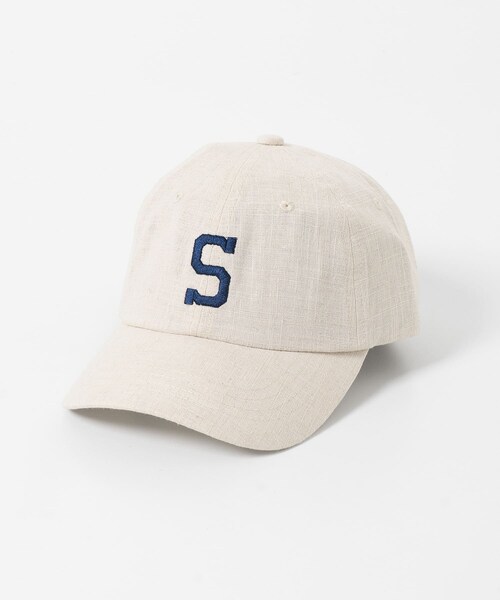 URBAN RESEARCH Sonny Label（アーバンリサーチサニーレーベル）の「リネン混刺繍キャップ（キャップ・メンズ・ブラック/ブラウン/ベージュ/パープル・One）」の10枚目の写真