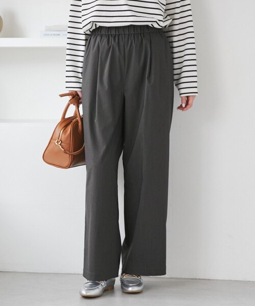 ROPE' PICNIC(ロペピクニック)の「キレイ目イージーワイドパンツ/UVカット(その他パンツ・レディース・ブラック/チャコール/ダークブラウン/ベージュ系・L/M/S)」の22枚目の写真