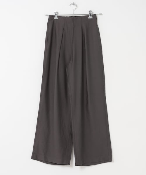 URBAN RESEARCH DOORS(アーバンリサーチドアーズ)の「FORK&SPOON レーヨンナイロンツイルイージーパンツ(その他パンツ・レディース・CHARCOAL/REDBROWN/KHAKI・1/2)」の1枚目の写真