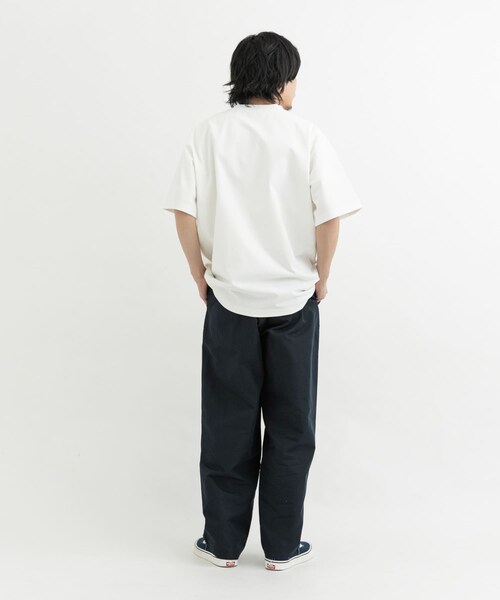 EKAL（エカル）の「『吸水速乾/UVカット』DRY OUT SHORT-SLEEVE T-SHIRTS（Tシャツ/カットソー・メンズ・ホワイト/ネイビー/サルチャ/ブラウンカーキ/ダークプラム・M/L）」の19枚目の写真