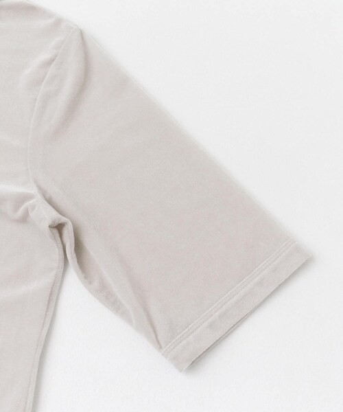 URBAN RESEARCH ROSSO（アーバンリサーチロッソ）の「シアーベロアTシャツ（Tシャツ/カットソー・レディース・MINT/GREIGE/CORAL・FREE）」の19枚目の写真