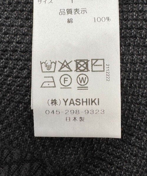 URBAN RESEARCH DOORS（アーバンリサーチドアーズ）の「YASHIKI　KANTO ZIP POLO（ポロシャツ・メンズ・M.GRAY/BLACK・1/2）」の9枚目の写真