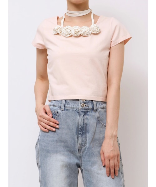 3D ROSE TSHIRTS/3DローズTシャツ CALNAMUR（カルナムール）の「3D ROSE TSHIRTS/3DローズTシャツ