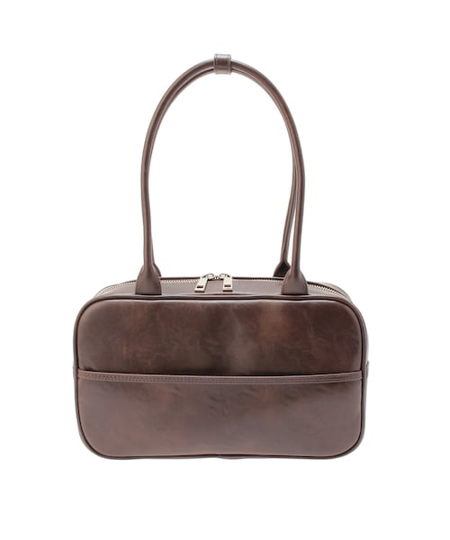 CALNAMUR（カルナムール）の「ヴィンテージフェイクレザーボストンバッグ（ボストンバッグ・レディース・ピンク/ブラウン・F）」の14枚目の写真