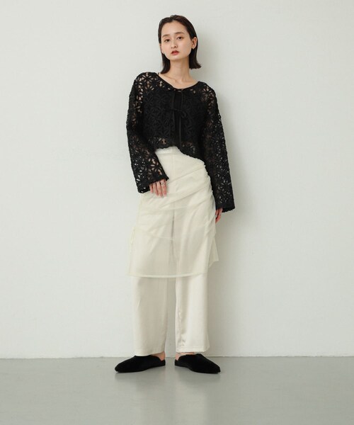 SENSE OF PLACE by URBAN RESEARCH（センスオブプレイスバイアーバンリサーチ）の「ポインテッドファーミュール（その他シューズ・レディース・BLACK/CAMEL・S/M/L）」の14枚目の写真