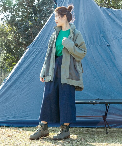 EKAL（エカル）の「別注ナイロンメッシュブルゾン（ブルゾン・レディース・BEIGE/F GREY・S/M）」の21枚目の写真