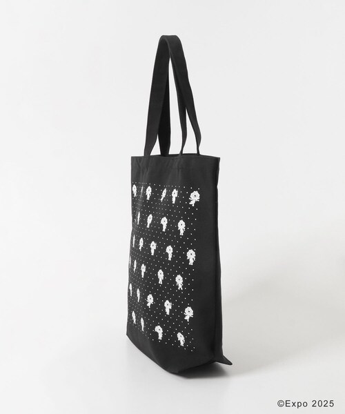 THE GOODLAND MARKET（ザグッドランドマーケット）の「EXPO2025 TOTE-DOT M（トートバッグ・レディース・WH/BK・M）」の10枚目の写真