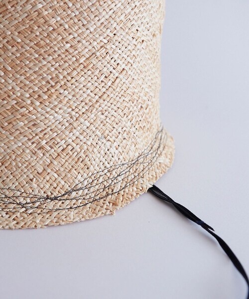 ADAM ET ROPE'(アダムエロペ)の「【J'aDoRe・一部店舗限定】【chisaki(チサキ)】Kanoko(ハット・レディース・オフホワイト・F)」の14枚目の写真