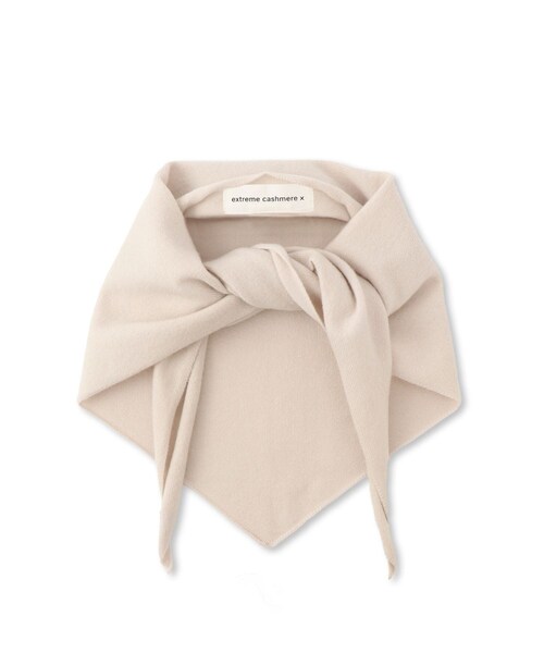 ADAM ET ROPE'(アダムエロペ)の「【J’aDoRe限定】【extreme cashmere(エクストリーム カシミア)】bandana(ストール/ショール・レディース・オフホワイト/ベージュ/カラシ・F)」の1枚目の写真