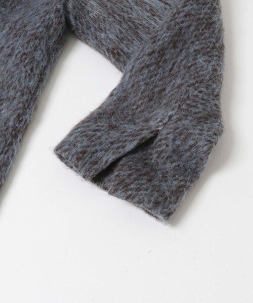 KBF（ケイビーエフ）の「シャギーテーラードジャケット（テーラードジャケット・レディース・CHARCOAL/BLUE MIX/MOCHA・One）」の14枚目の写真