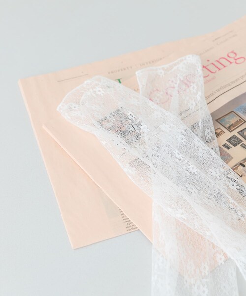 RODE SKO（ロデスコ）の「レースアームカバー（ベルト・レディース・BLACK/WHITE・One）」の4枚目の写真