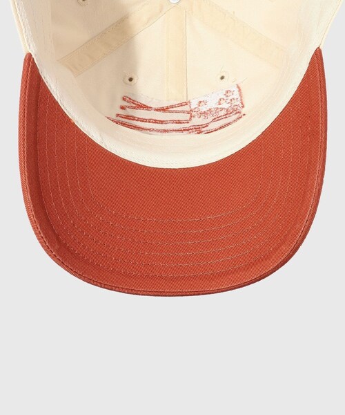 ADAM ET ROPE'（アダムエロペ）の「【PLATEAU STUDIO/プラトー スタジオ】Flag CAP（キャップ・メンズ・グリーン/レンガ・F）」の9枚目の写真