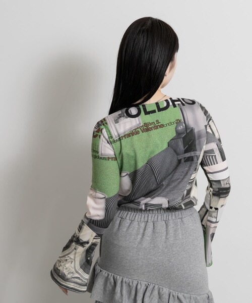 THE GOODLAND MARKET（ザグッドランドマーケット）の「old honey　42°C tops（その他トップス・レディース・01green/02purple・FREE）」の5枚目の写真