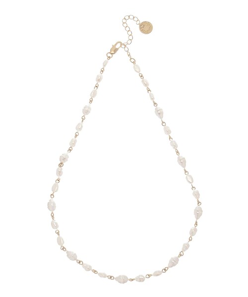 LAGUNAMOON（ラグナムーン）の「LADYフェイクミックスパールネックレス（ネックレス・レディース・アイボリー・F）」の2枚目の写真