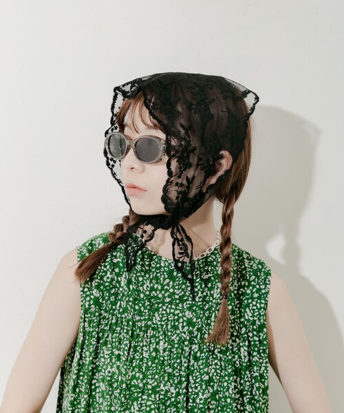 SMELLY（スメリー）の「レーススカーフ（バンダナ/スカーフ・レディース・OFF/BLK・-）」の22枚目の写真