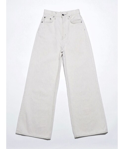 EMODA（エモダ）の「【VEQUM】RIM WIDE JEANS（その他・レディース・アイボリー/ブラック/アイスブルー・24/25/26）」の4枚目の写真