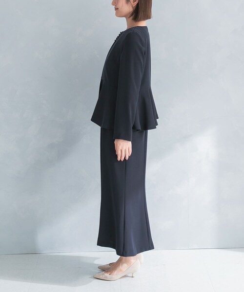 URBAN RESEARCH ROSSO（アーバンリサーチロッソ）の「kaene　フレアジャケットセットワンピース（ワンピース・レディース・beige/navy・M）」の19枚目の写真