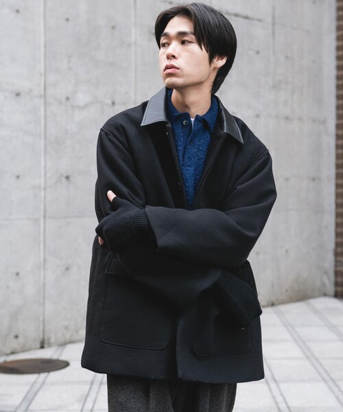 URBAN RESEARCH DOORS(アーバンリサーチドアーズ)の「ウールブレンドカバーオール(カバーオール・メンズ・CHECK/BROWN/BLACK・M/L)」の6枚目の写真