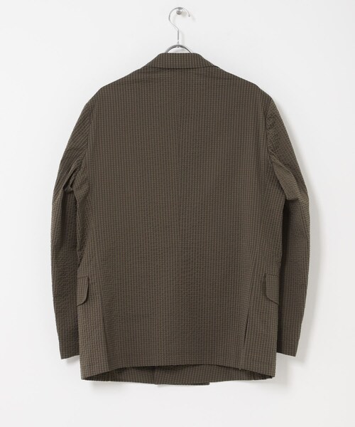URBAN RESEARCH（アーバンリサーチ）の「『別注』NEAT×URBS　DOT'S SEERSUCKER DOUBLE（テーラードジャケット・メンズ・BLACK/BROWN・44/46/48/50）」の15枚目の写真