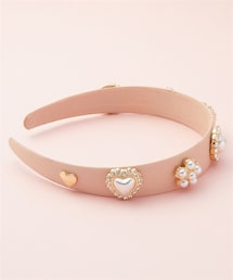 marun | marun　ビジュー飾りカチューシャ(カチューシャ)