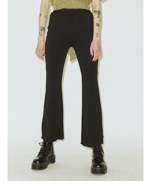 jouetie（ジュエティ）の「イージーフレアパンツ（その他パンツ・レディース・ダークミックス/ピンク/ブラック/グリーン/ミックス/ブルー/クリア・M）」の2枚目の写真